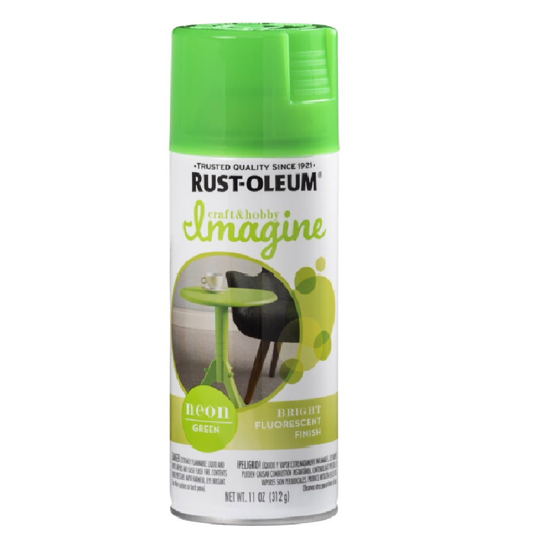 Rust-Oleum 345654 Neon Spray Paint, Green