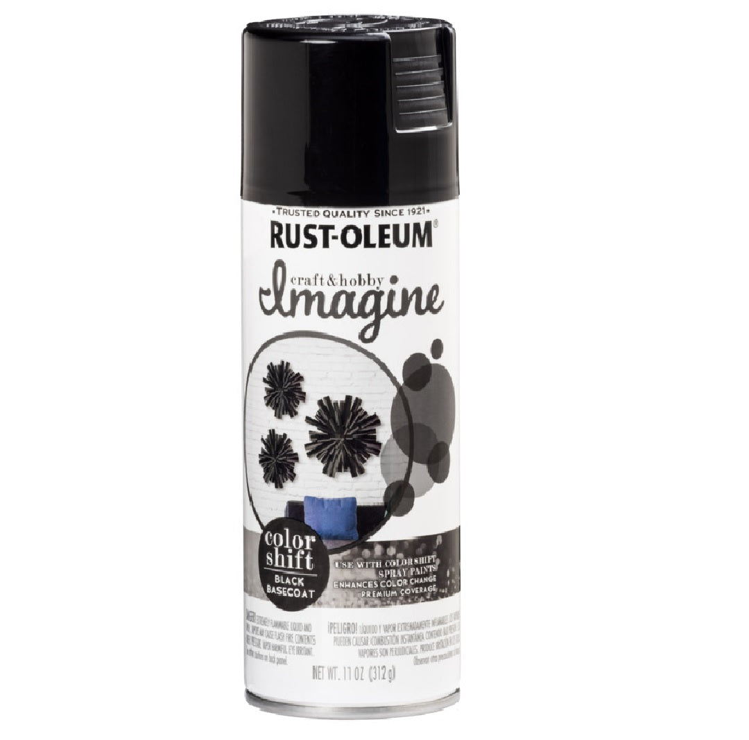 Rust-Oleum 345664 Shift Spray Paint, Black Basecoat
