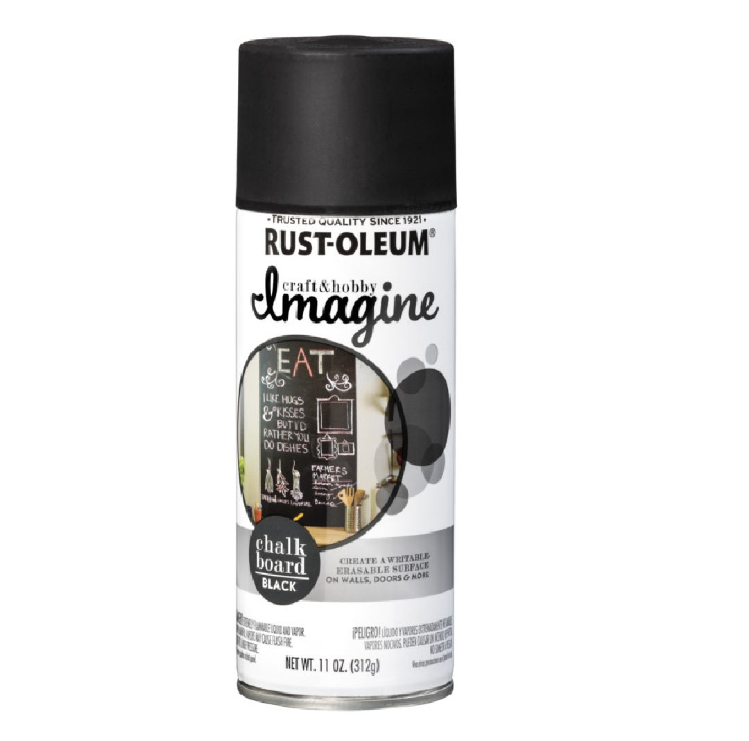 Rust-Oleum 345690 Chalkboard Spray Paint, Black