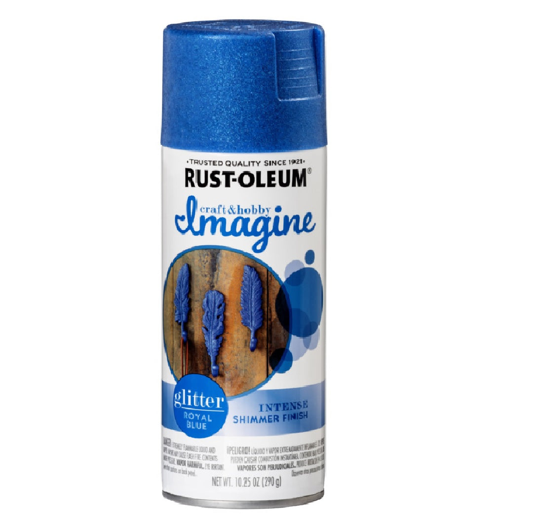 Rust-Oleum 354072 Glitter Spray Paint, Blue