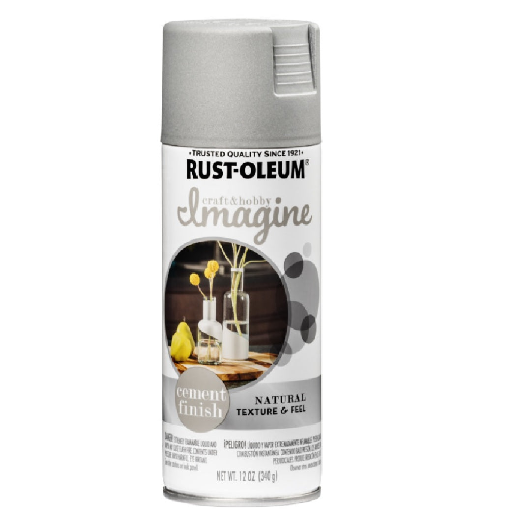 Rust-Oleum 354078 Textured Spray Paint, Cement