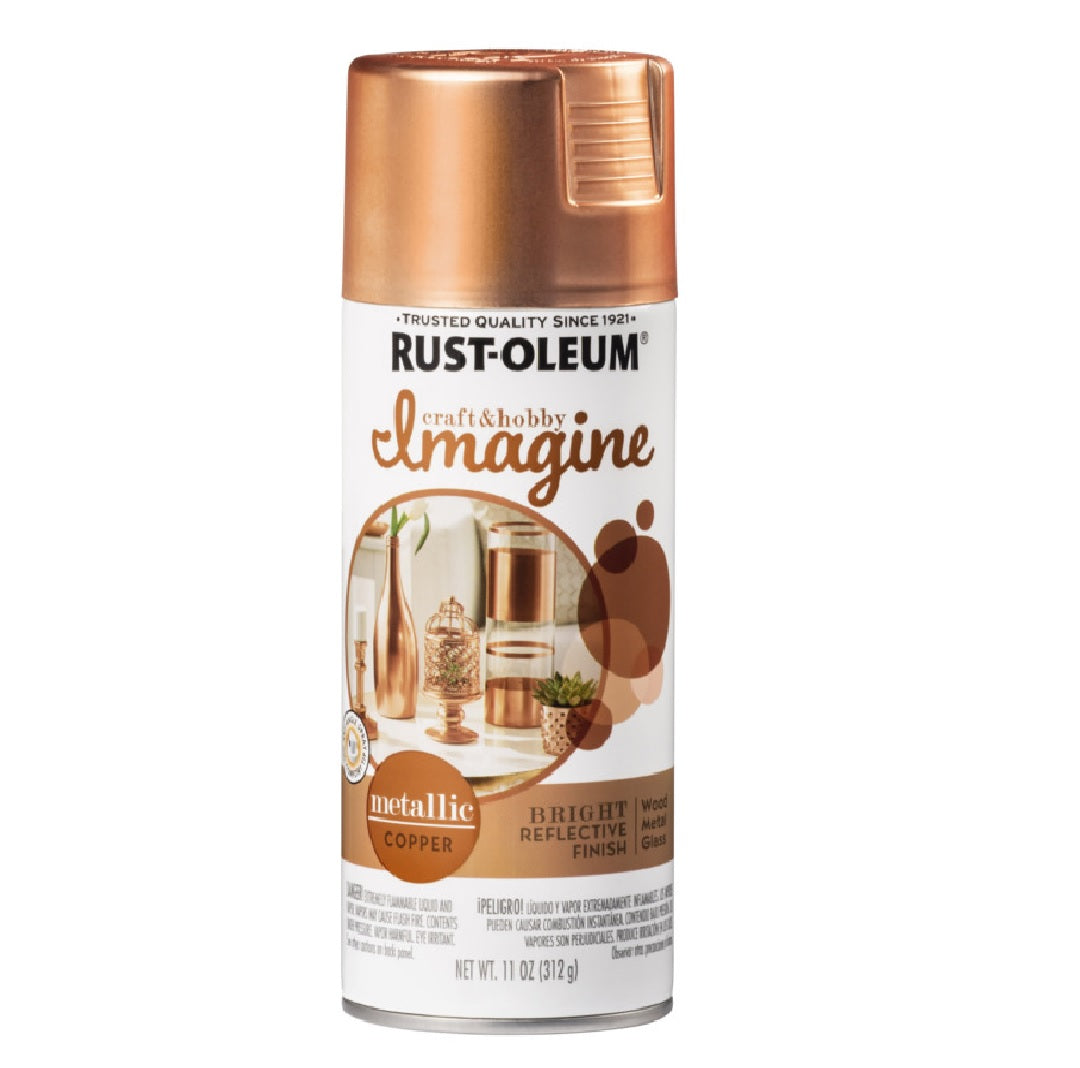 Rust-Oleum 353724 Metallic Spray Paint, Copper