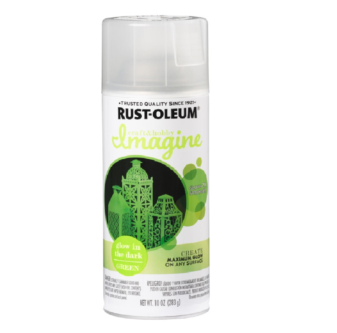 Rust-Oleum 353726 Glow In The Dark Spray Paint, Green