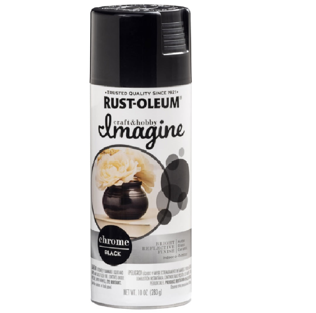 Rust-Oleum 353333 Chrome Spray Paint, Black