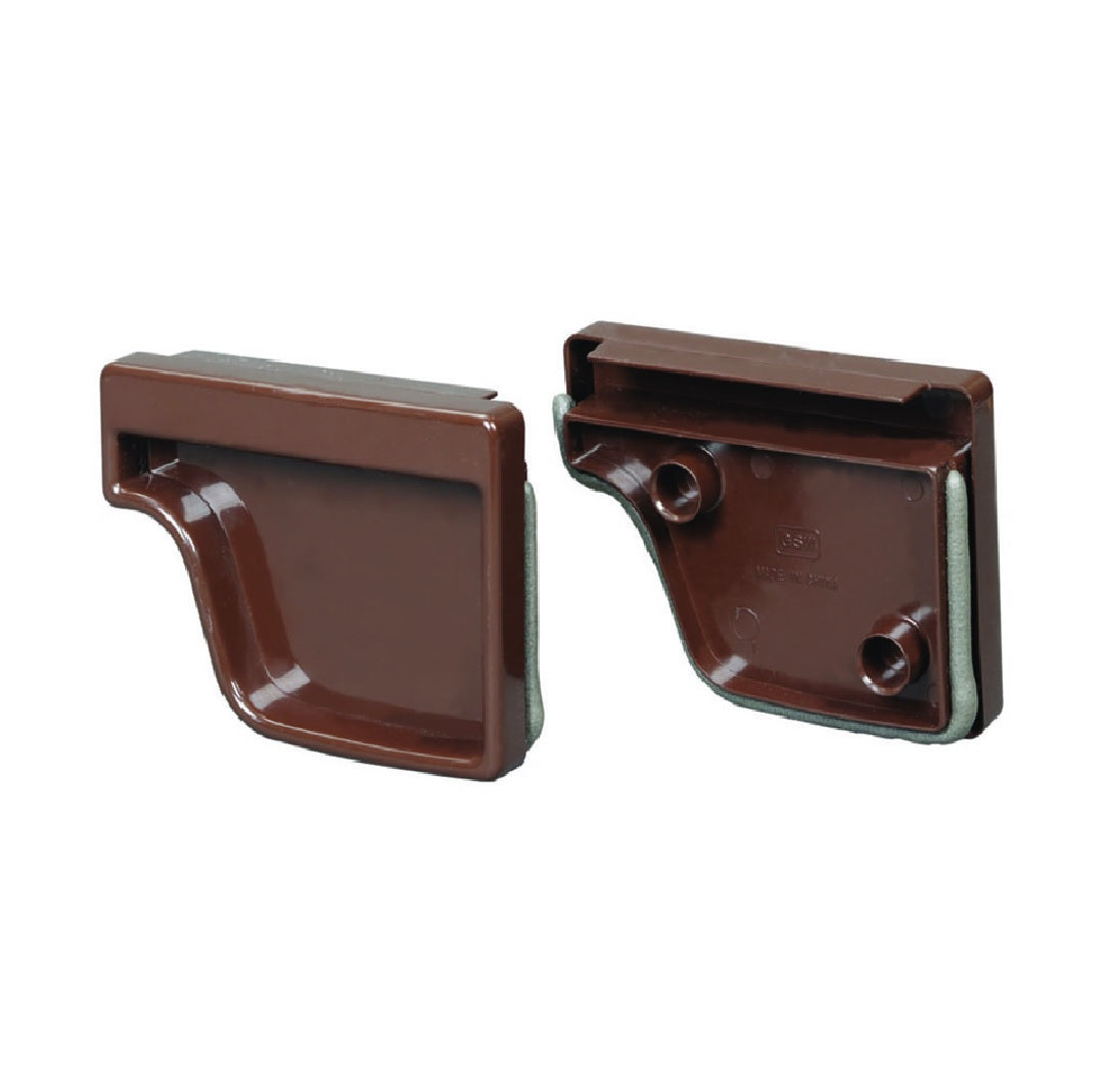Amerimax M1611 Traditional Gutter End Cap, Brown
