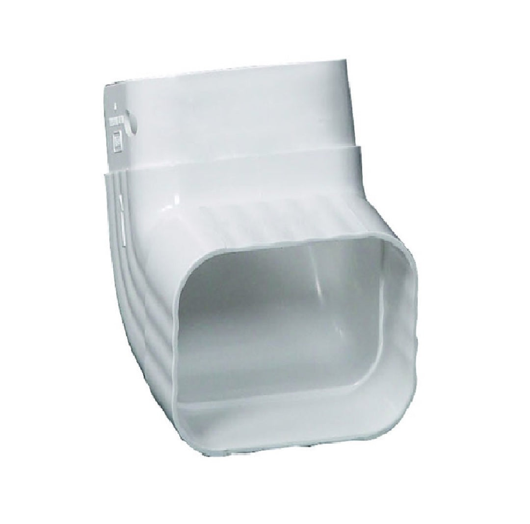 Amerimax M0727 Traditional Gutter Elbow, White
