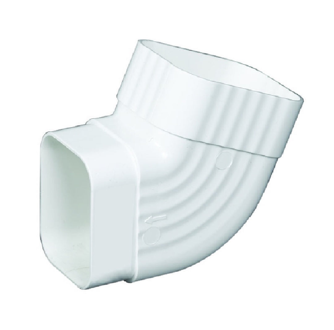 Amerimax M0628 Traditional Gutter Elbow, White