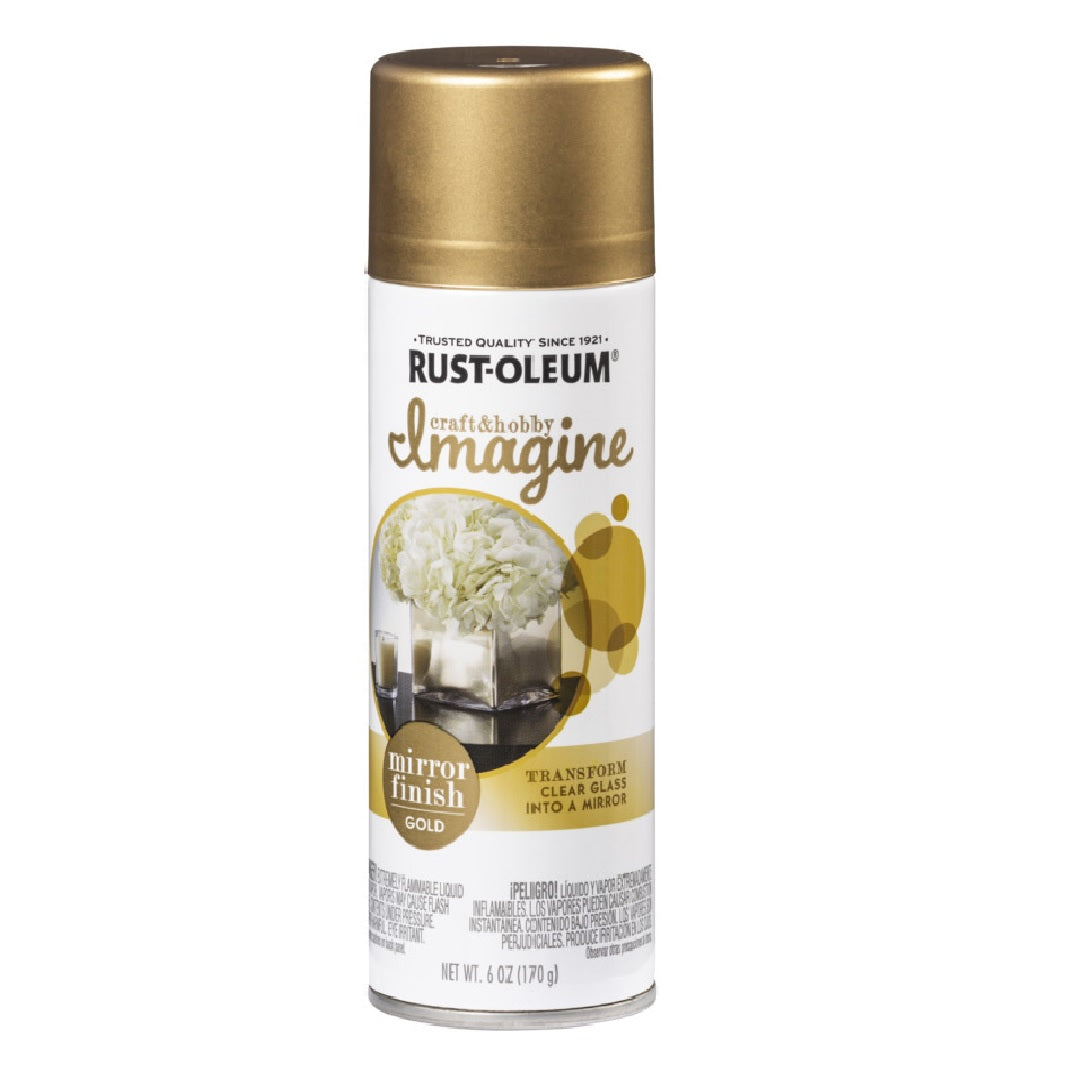 Rust-Oleum 353999 Mirror Spray Paint, Gold