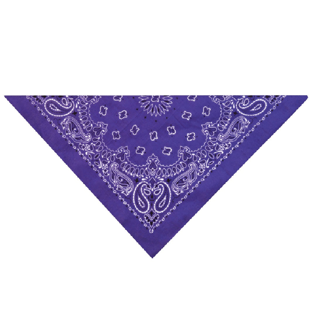 Top Performance ZX022 791 Paisley Bandana, Dark Purple