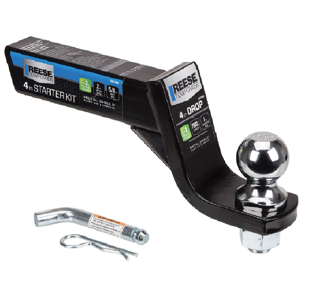 Reese Towpower 7081000 Hitch Starter Kit, Black