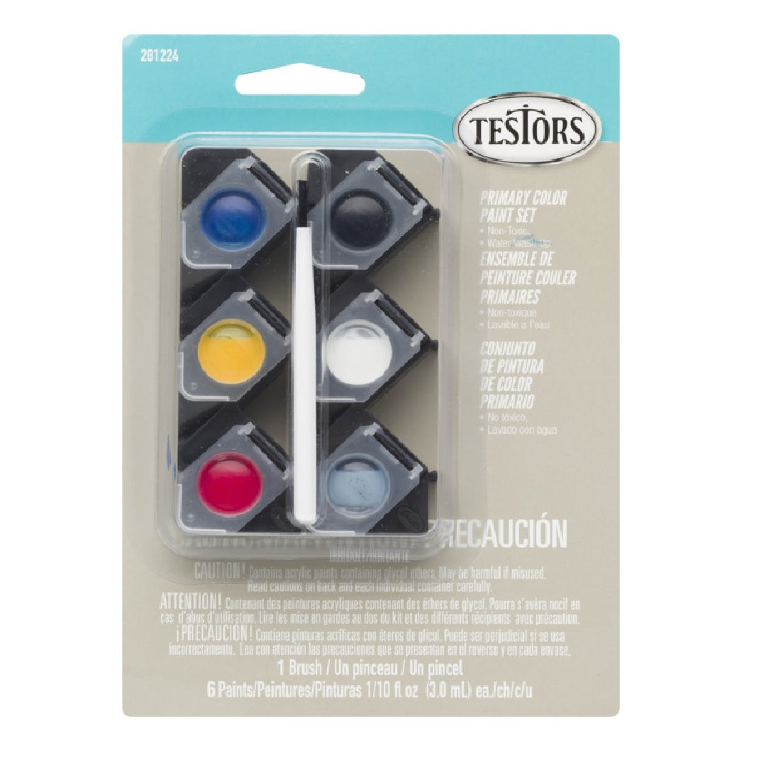 Testors 281224 Acrylic Paint Pod Set, 0.1 OZ