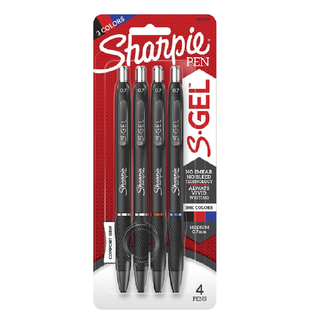 Sharpie 2096174 S-Gel Retractable Gel Pen, Assorted