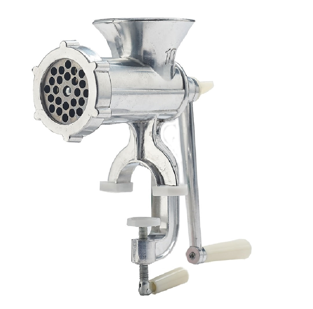 LEM 1384 Brushed Meat Grinder, Silver