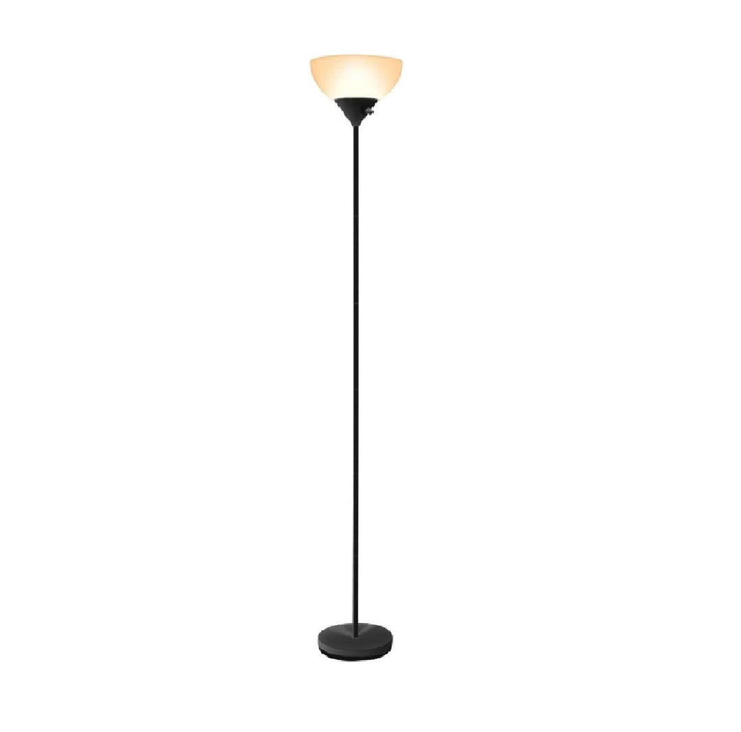 Newhouse Lighting NHFL-CH-BK Plug-in Floor Lamp