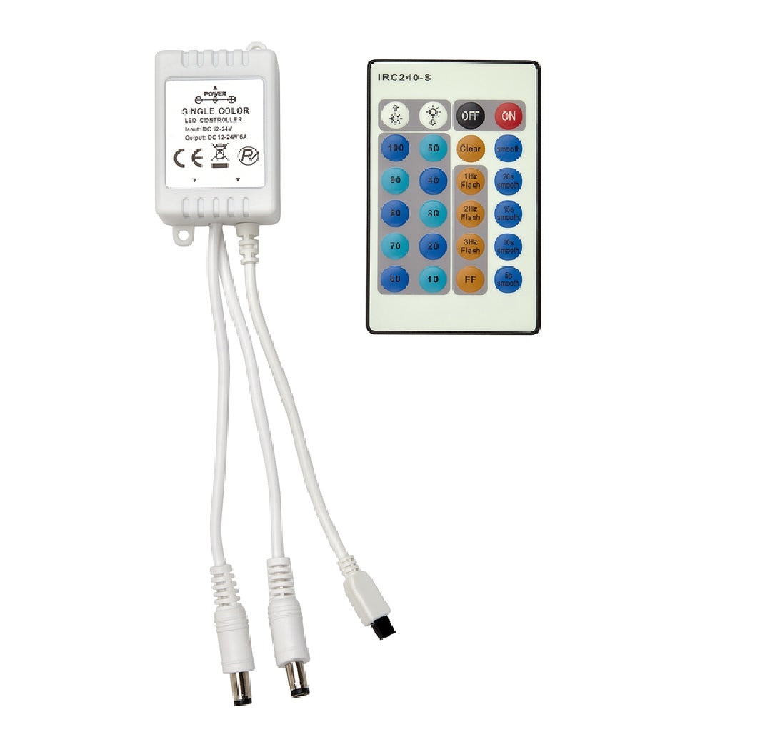 Westek LTAPEREMW-T LED Tape Light Remote, White