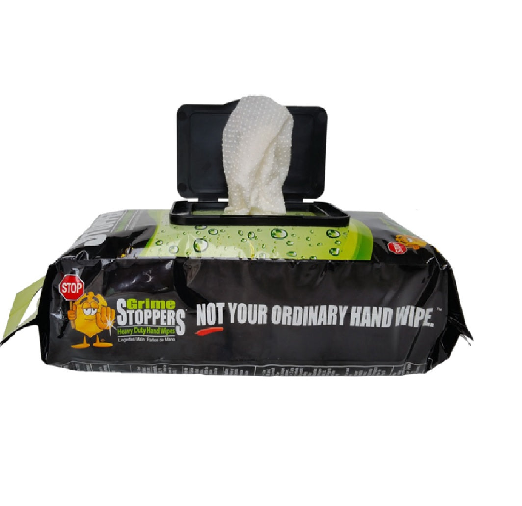 Grime Stoppers 00275 Fresh Heavy Duty Hand Wipes