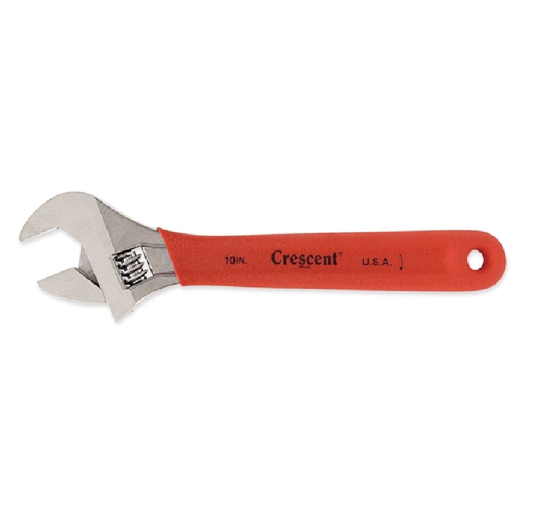 Crescent AC210CVS Metric and SAE Adjustable Wrench, 10 Inch
