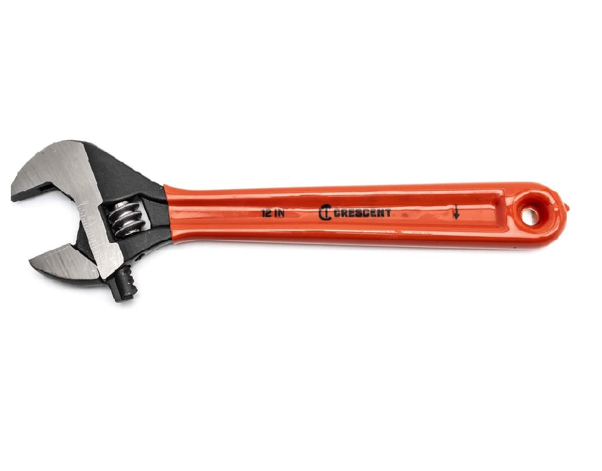 Crescent AT212CVS Adjustable Wrench, Alloy Steel