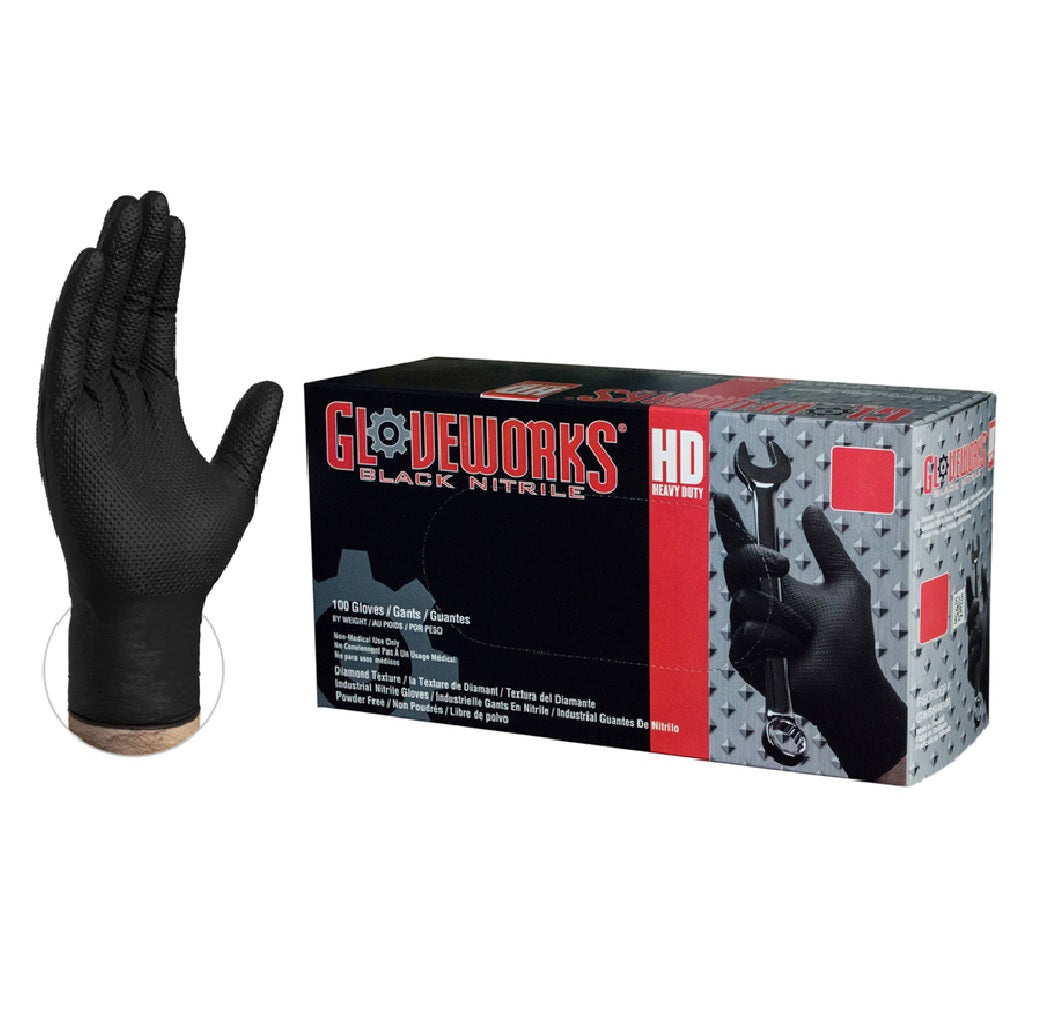 Gloveworks GWBN49100 Powder Free Disposable Gloves