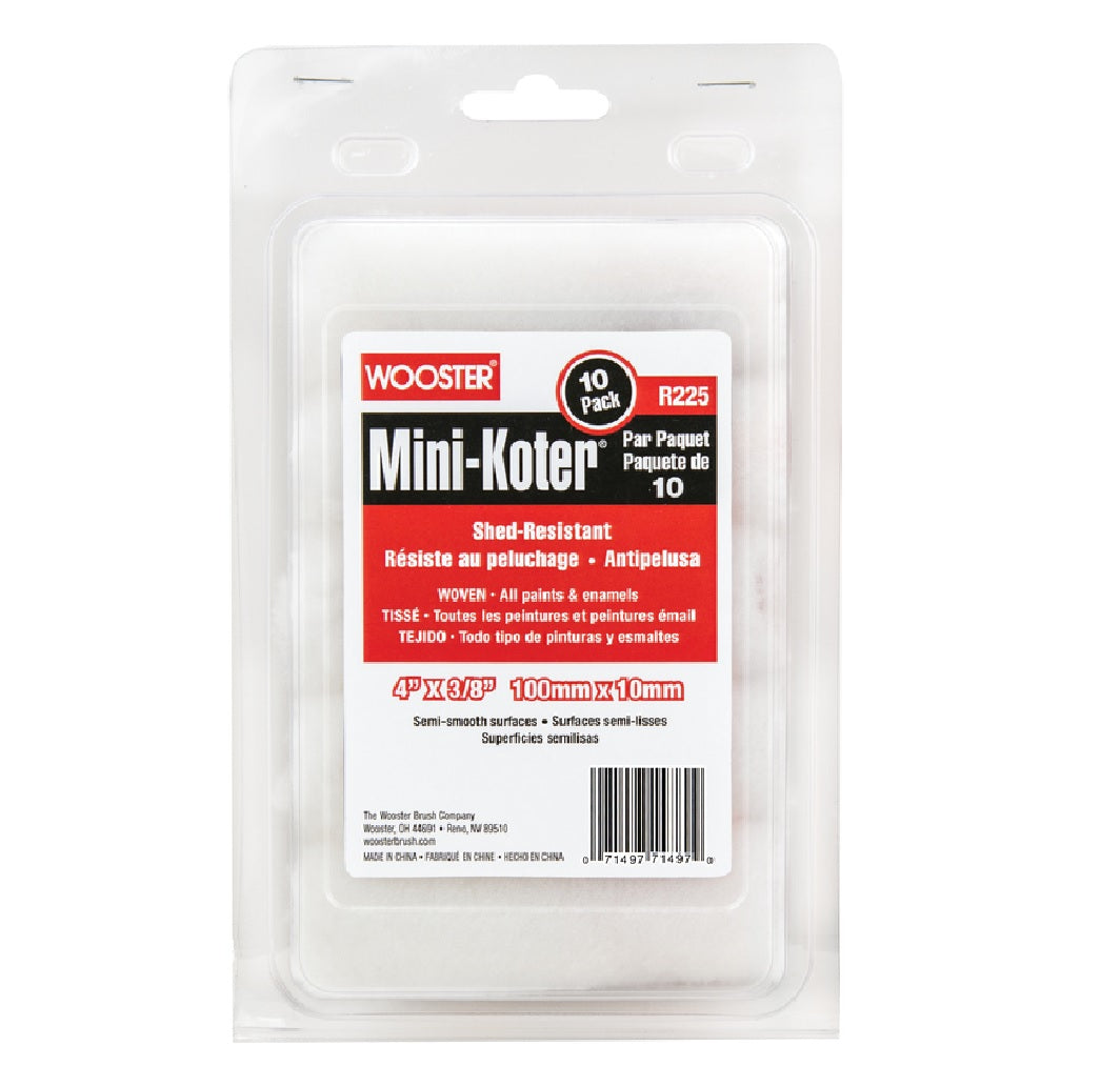 Wooster R225-4 Mini-Koter Paint Roller Cover, 4 Inch