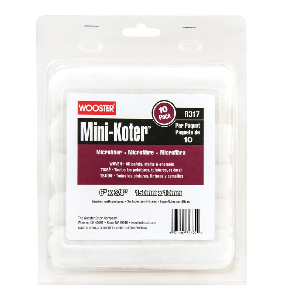 Wooster R317-6 Mini-Koter Paint Roller Cover, 6 Inch