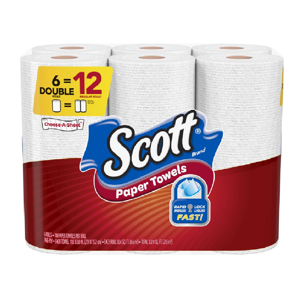 Scott 50868 Choose-A-Sheet Paper Towels, White