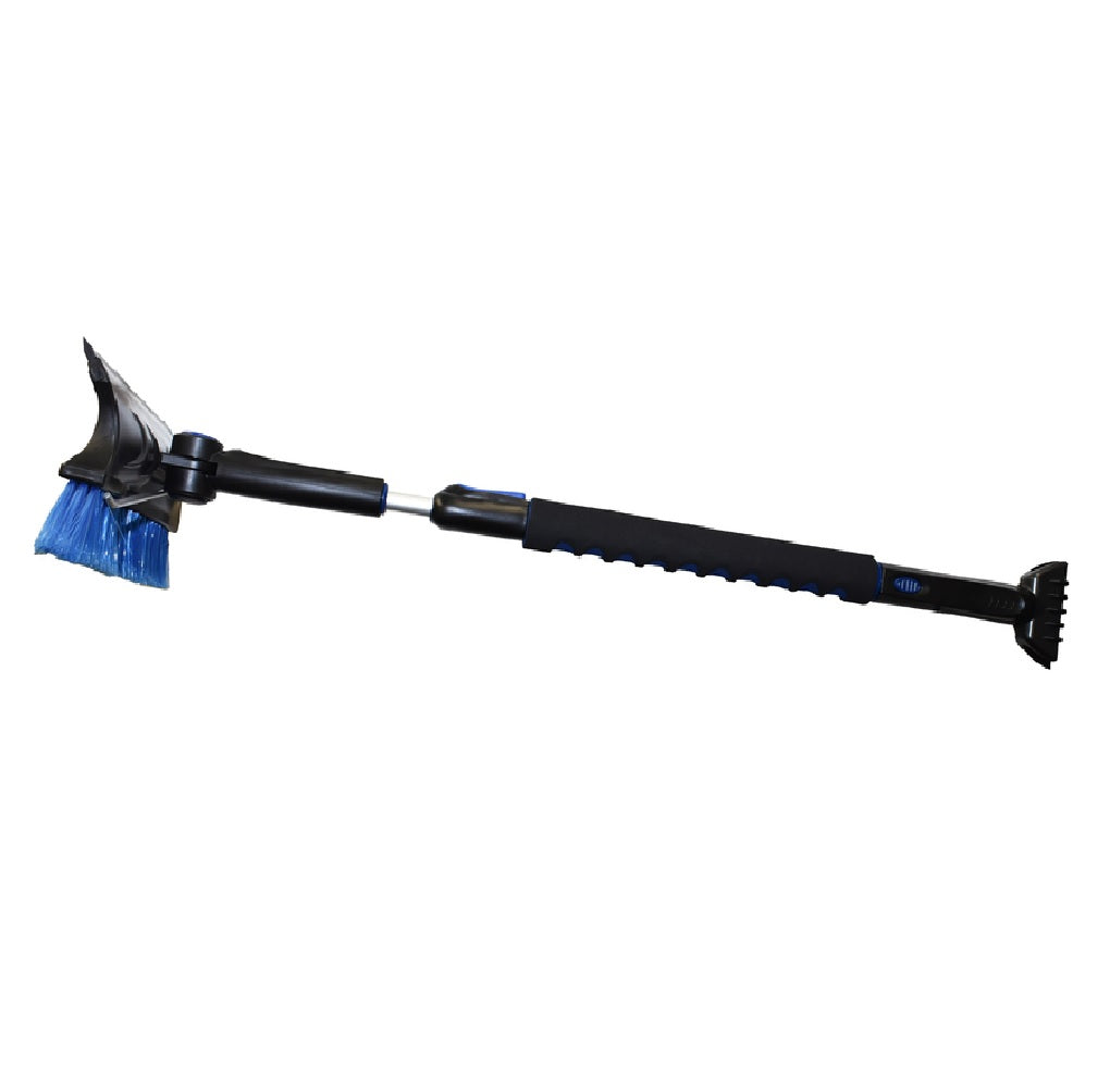 Rugg SC9040 Ice Scraper/Snowbrush, Black/Blue