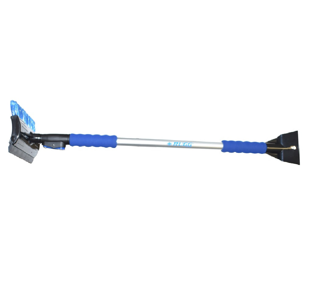 Rugg SC9010 Ice Scraper/Snowbrush, Black/Blue