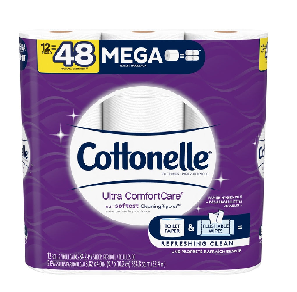 Cottonelle 48596 Ultra ComfortCare Toilet Paper, White
