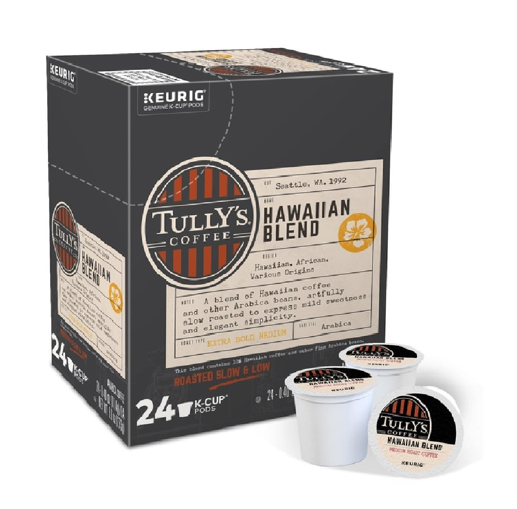 Keurig 5000330091 Tullys Hawaiian Blend Coffee K-Cups