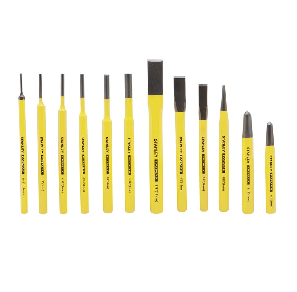 Stanley FMHT16573 FatMax Punch and Chisel Set, Yellow