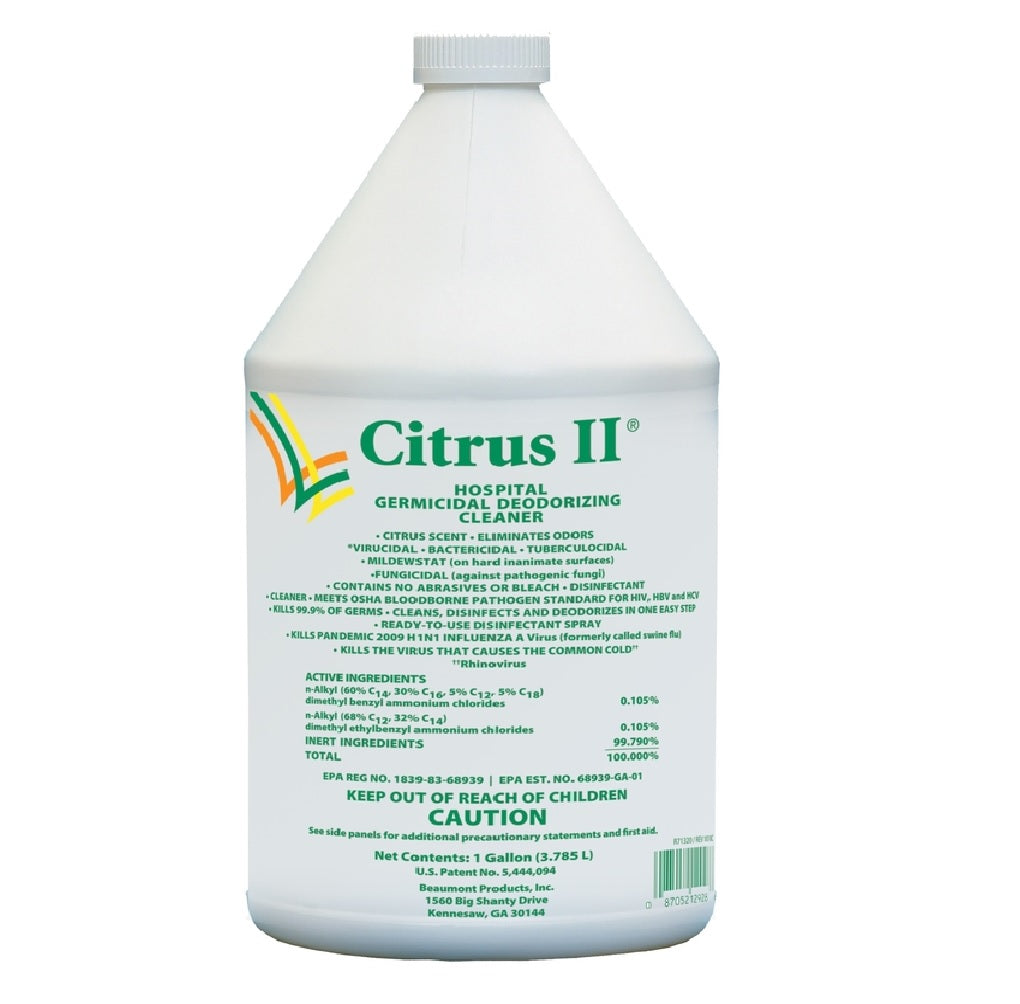 Citrus II 633712928-4PK Hospital Germicidal Deodorizing Cleaner Refill