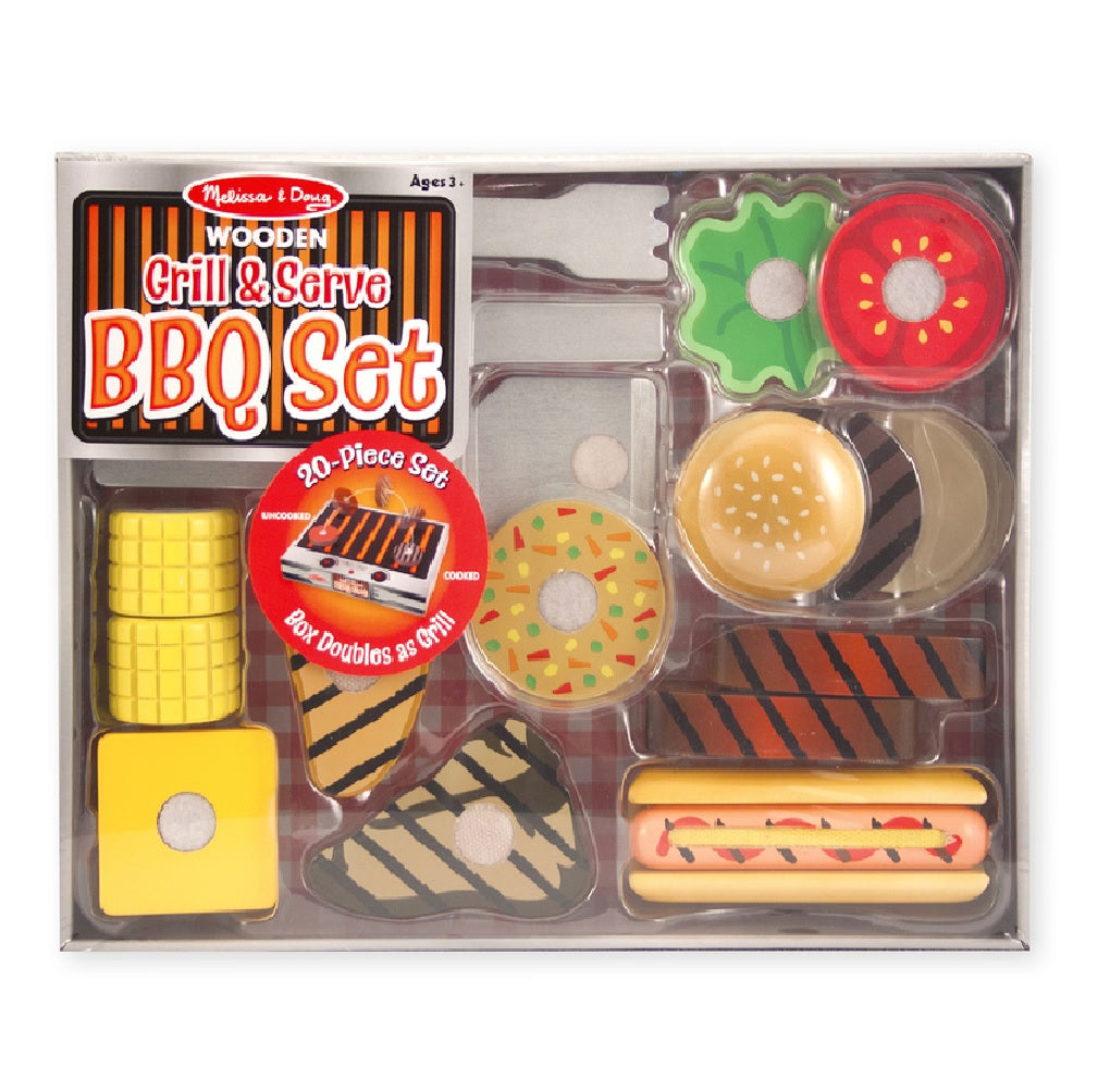 Melissa & Doug 9280 Grill & Serve BBQ Set