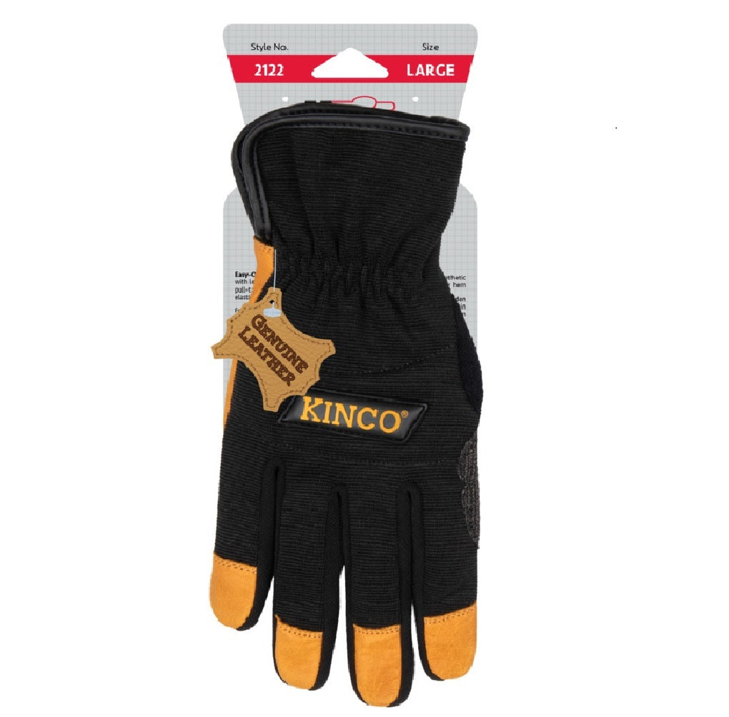 KincoPro 2122-L Angled Wing Thumb Work Gloves, Large