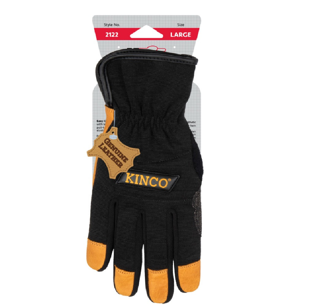 KincoPro 2122-M Angled Wing Thumb Work Gloves, Medium
