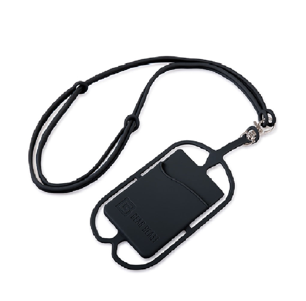 Gear Beast LAN-UNV-BLK-R Lanyard with Card Pocket