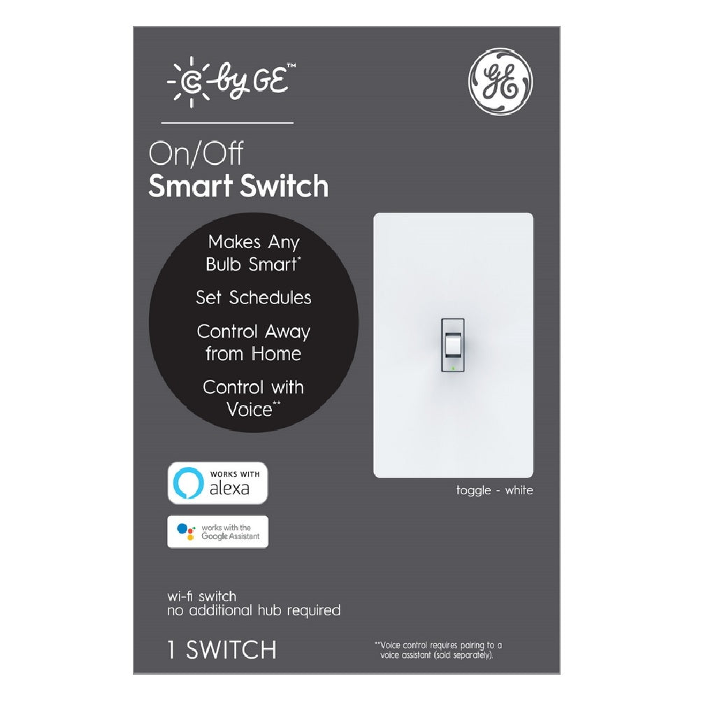 C by GE 93105376 Single Pole or 3-way Smart Switch