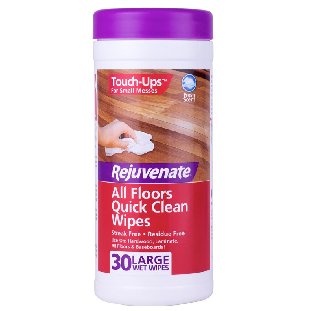 Rejuvenate RJFCWIPES30 Floor & Furniture Cleaning Wipes