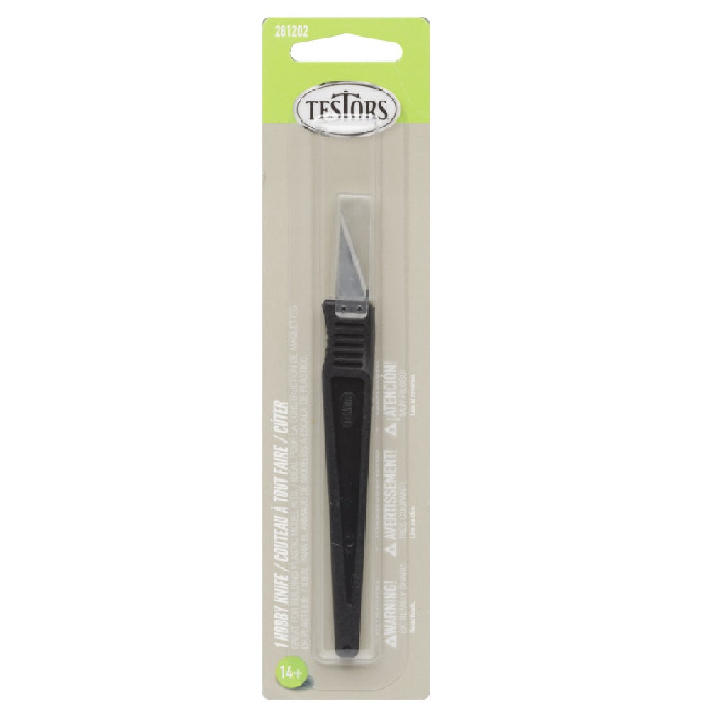 Testor 281202 Disposable Hobby Knife, Black