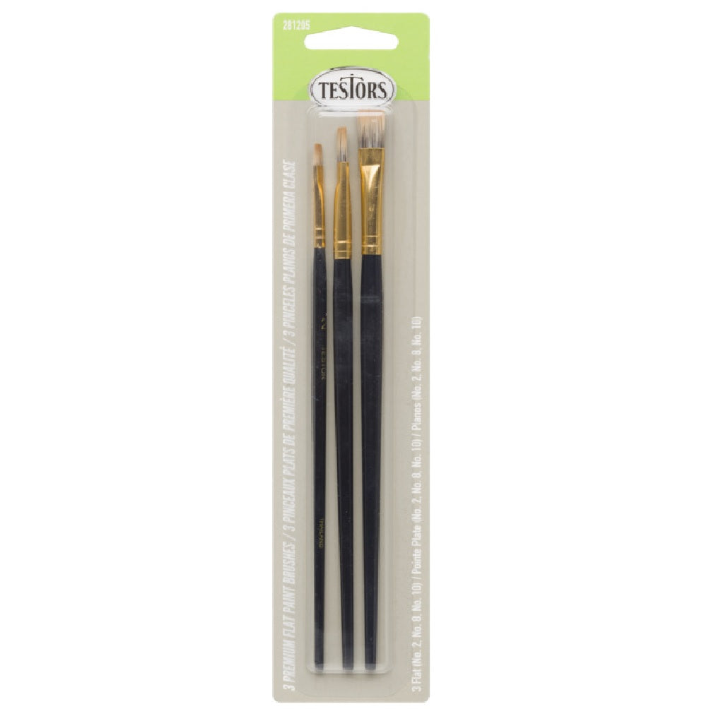 Testor 281205 Paint Brush Set, Black