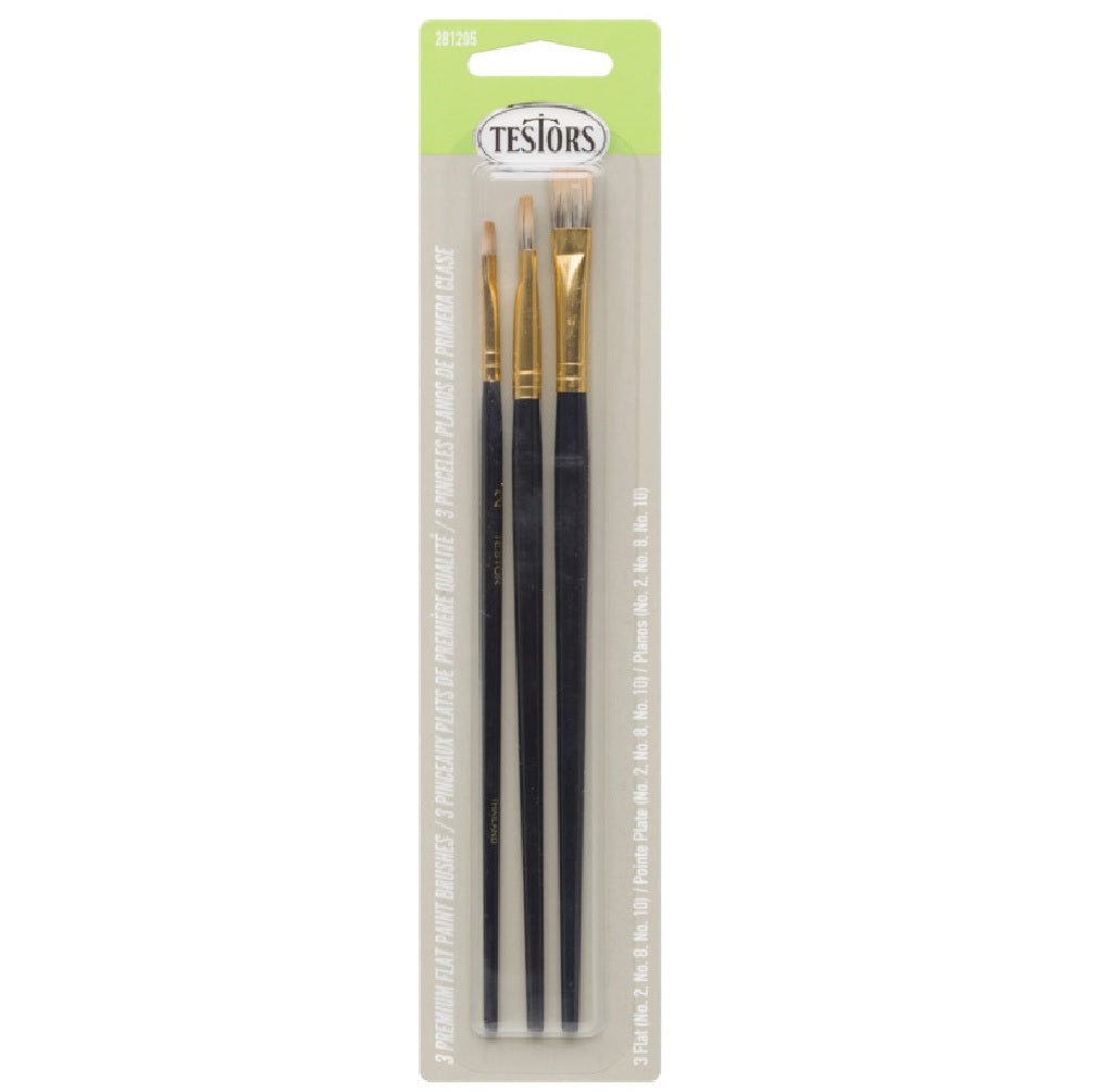 Testor 281205 Paint Brush Set, Black