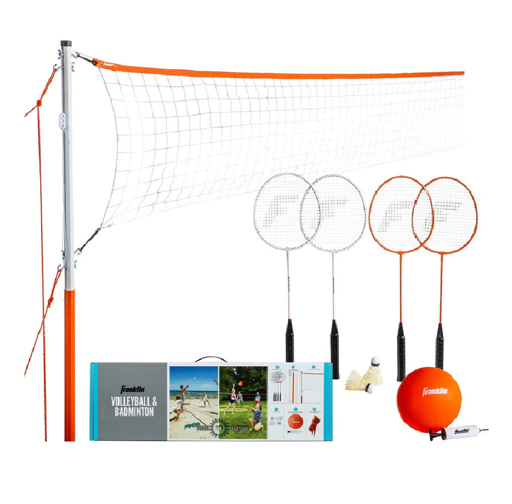 Franklin 50610 Volleyball & Badminton Starter Set