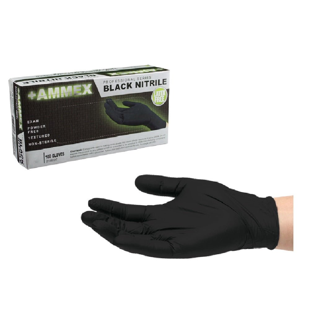 Ammex ABNPF48100 Disposable Exam Gloves, X-Large