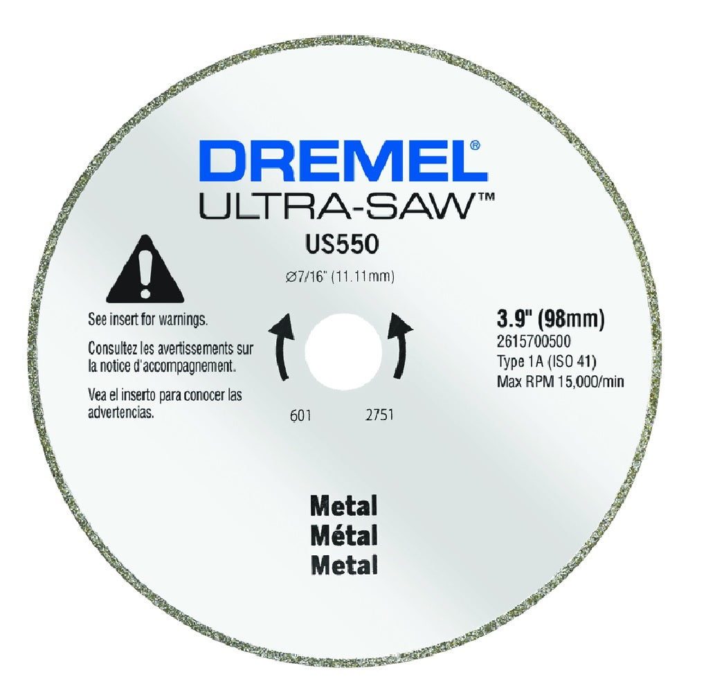Dremel US550-01 Ultra-Saw Metal Blade, Diamond Grit