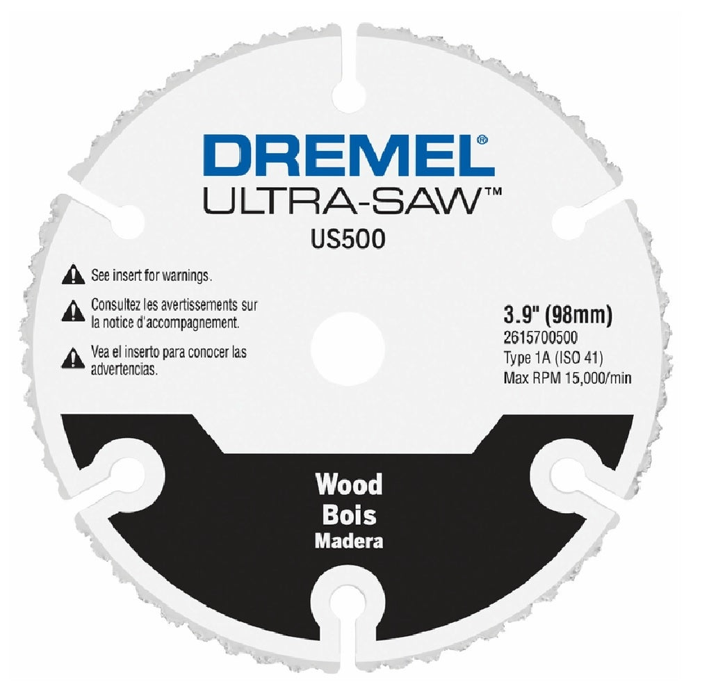Dremel US500-01 Ultra-Saw Wood Cutting Wheel, 3.9 inch