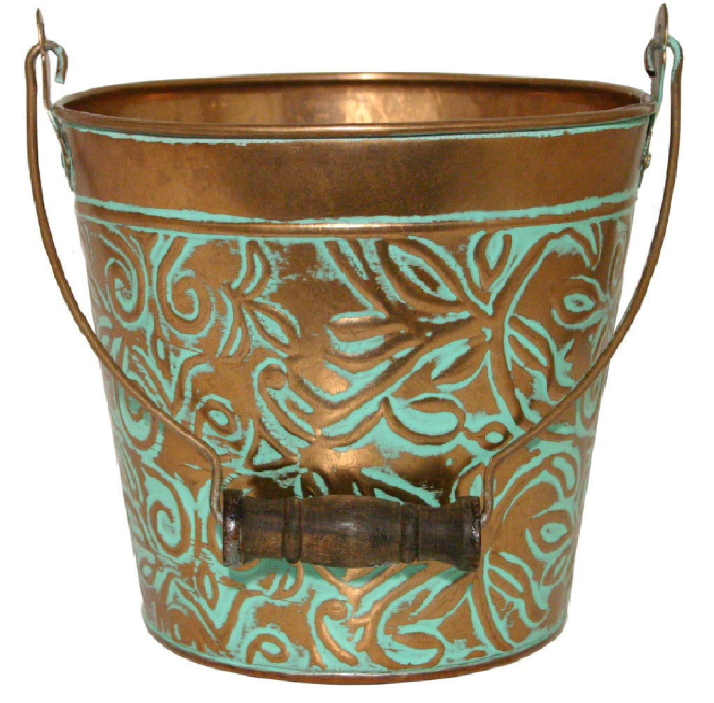 Robert Allen MPT01630 Round Planter, Copper