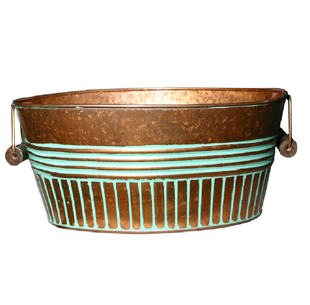 Robert Allen MPT01918 Oval Planter, Copper