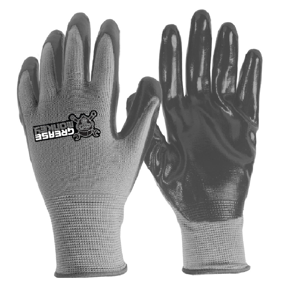 Grease Monkey 25539-23 Dipped Gloves, Large, 3 Pk