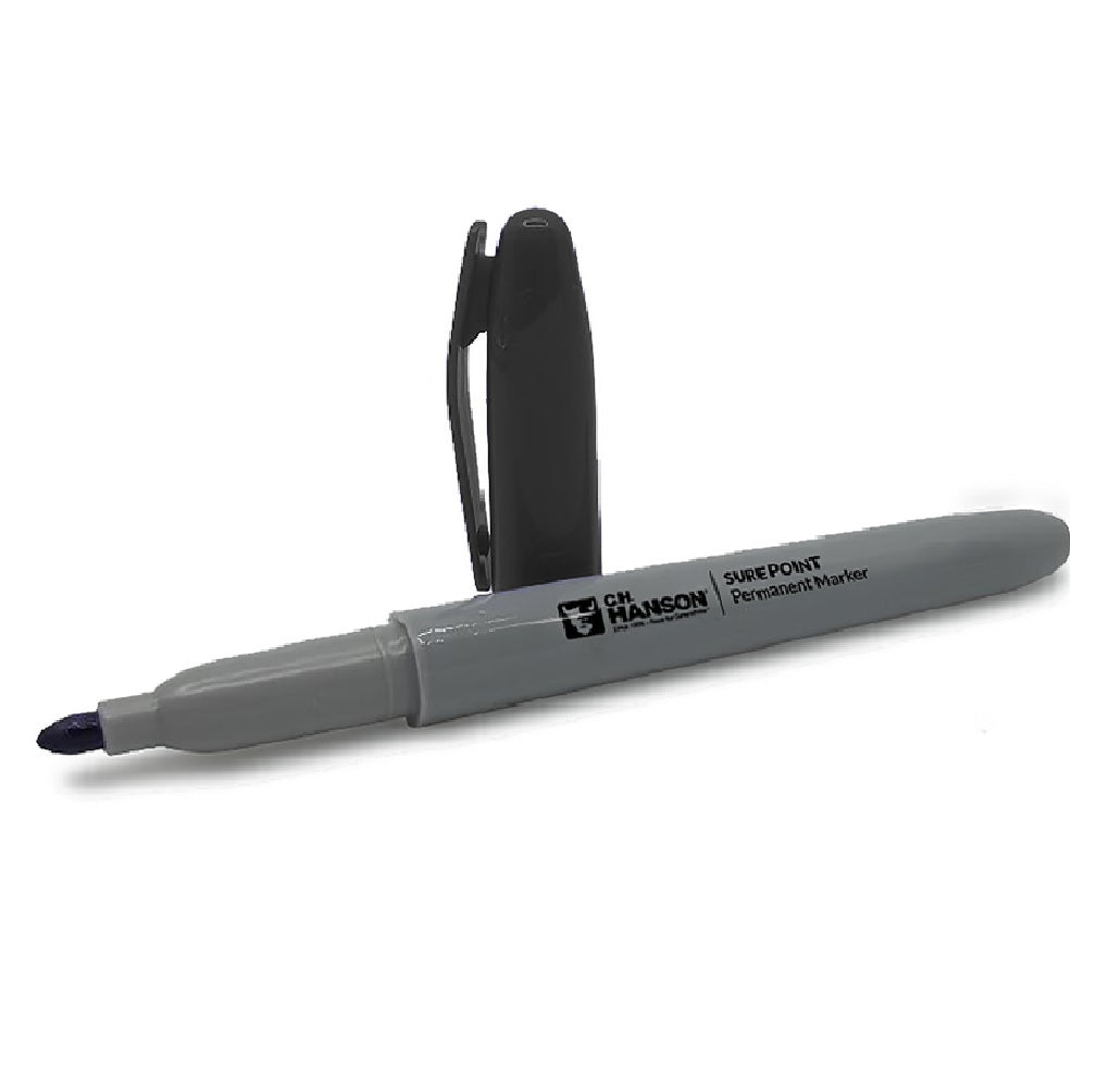 C.H. Hanson 10605 Sure Point Medium Tip Permanent Marker