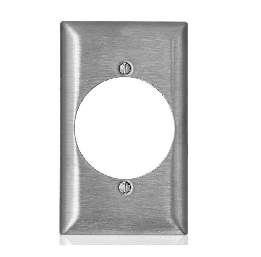 Leviton SL723-000 C-Series Receptacle Wall Plate, Metal